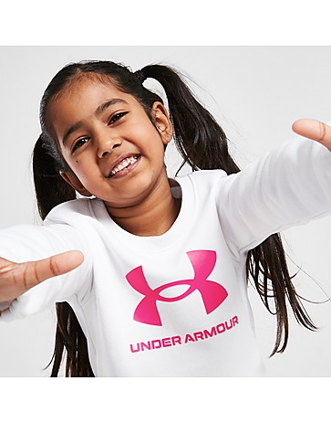 Under Armour Girls' Logo Crew Sweatshirt/Leggings Set Children