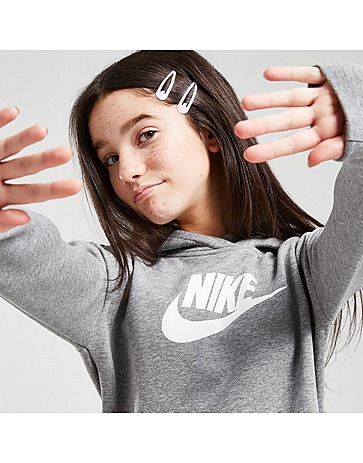 Nike Girls' Club Crop Hoodie Junior