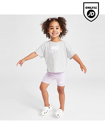 Nike Girls' All Over Print T-Shirt/Shorts Set Infant