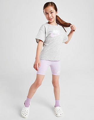 Nike Girls' T-Shirt/Cycle Shorts Set Children