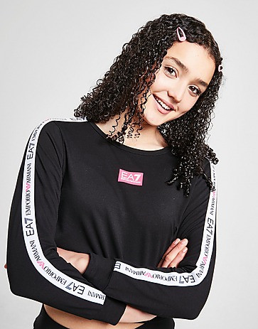 Emporio Armani EA7 Girls' Tape Crew Sweatshirt Junior