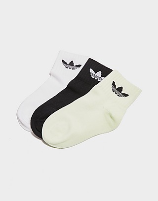 adidas Originals 3-Pack Ankle Socks Kids