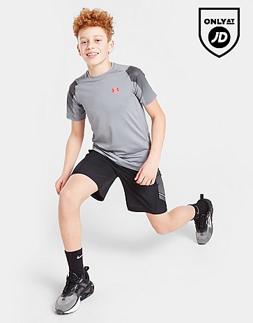 Under Armour HeatGear Fitted Faded T-Shirt Junior