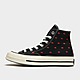 Black Converse All Star 1970s High Valentines Day Women's