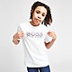 White BOSS Logo Short Sleeve T-Shirt Junior