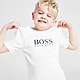 White BOSS Large Logo T-Shirt Children