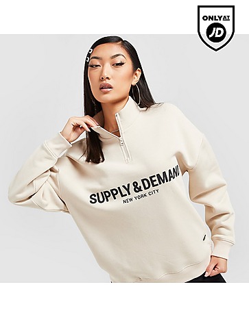 Supply & Demand Logo 1/4 Zip Sweatshirt