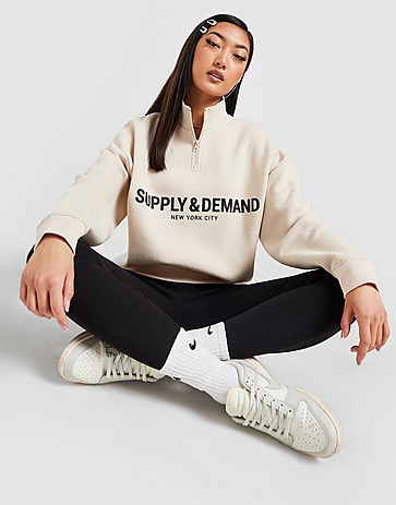 Supply & Demand Logo 1/4 Zip Sweatshirt