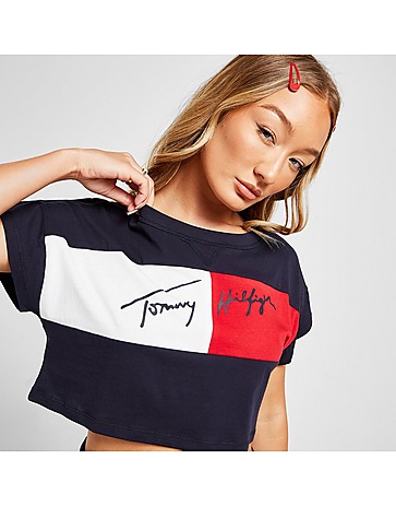 Tommy Hilfiger Signature Crop T-Shirt