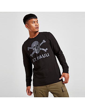 Official Team St. Pauli Skull Long Sleeve T-Shirt