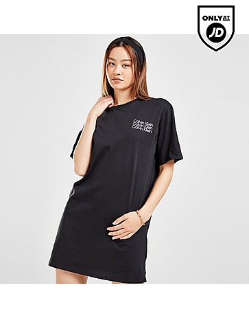 Calvin Klein Repeat Logo T-Shirt Dress