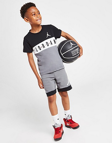 Jordan Colour Block T-Shirt/Shorts Set Children