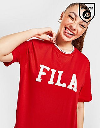 Fila Rib Panel Boyfriend T-Shirt