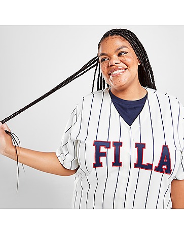 Fila Plus Size Stripe Baseball T-Shirt