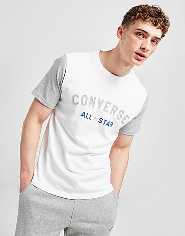 Converse Large Arch Logo Colour Block T-Shirt