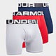 Red/Blue Under Armour Charged Cotton® 15 cm Boxerjock® 3-Pack