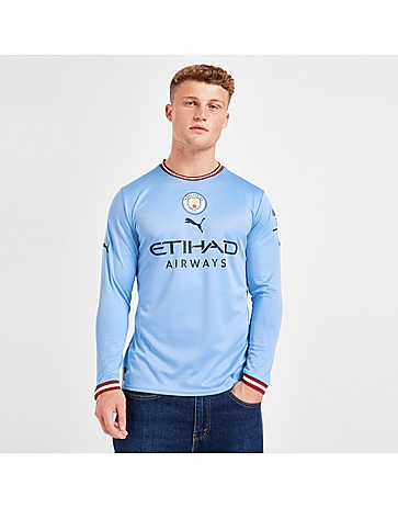 Puma Manchester City FC 2022/23 Long Sleeve Home Shirt