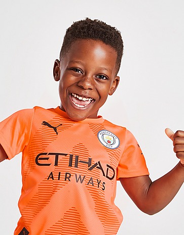 Puma Manchester City FC 2022/23 GK Home Kit Children