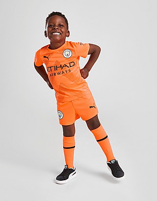 Puma Manchester City FC 2022/23 GK Home Kit Children