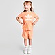 Orange adidas Originals Girls' Tri Stripe T-Shirt/Shorts Set Infant
