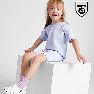 Marque  9M Real Pink/White adidas Originalsadidas Originals Baby Girls Originals Short & Tee Set top Bottom 