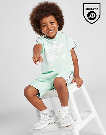 adidas Originals Tape T-Shirt/Shorts Set Children