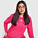 Pink/Pink adidas Originals Essential Fleece Overhead Hoodie