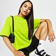 Green/White Nike Sportswear Essential Oversized T-Shirt Women's