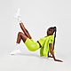 Green/Yellow Nike Air Cycle Shorts