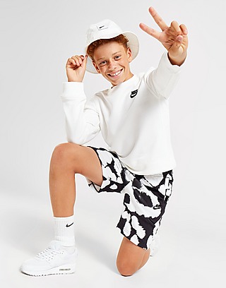 Nike All Over Print French Terry Shorts Junior