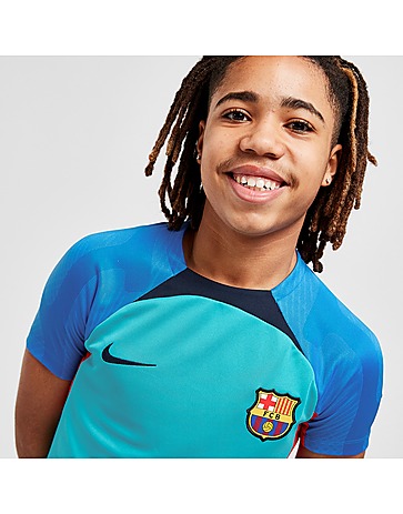 Nike FC Barcelona Strike Short Sleeve T-Shirt Junior