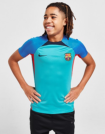 Nike FC Barcelona Strike Short Sleeve T-Shirt Junior