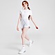 White Nike Girls' Sportswear Jersey Shorts Junior