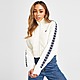 White Fred Perry Tape Crop Track Jacket