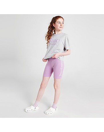 JUICY COUTURE Girls' Boxy T-Shirt & Cycle Shorts Set Junior