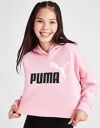 Puma Girls' Core Crop Hoodie Junior