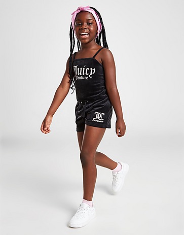 JUICY COUTURE Girls' Velour Tank Top/Shorts Set Children