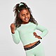 Blue Pink Soda Sport Girls' Long Sleeve Logo Top Children