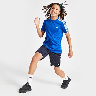adidas 3-Stripes T-Shirt/Shorts Set Junior