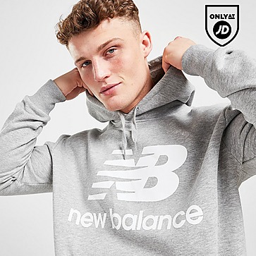 New Balance Fleece Large Logo Overhead Hoodie