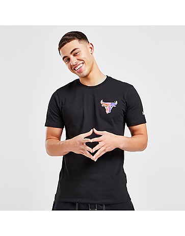 New Era NBA Chicago Bulls Neon Graphic T-Shirt