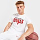 White New Era NBA Chicago Bulls Wordmark T-Shirt
