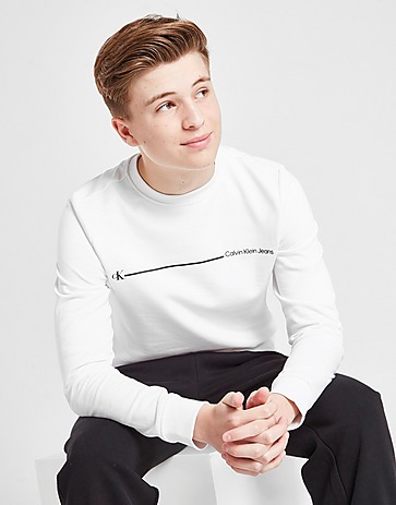 Calvin Klein Jeans Raised Line Crew Sweatshirt Junior