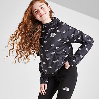 The North Face Girls' All Over Print Windrunner Jacket Junior