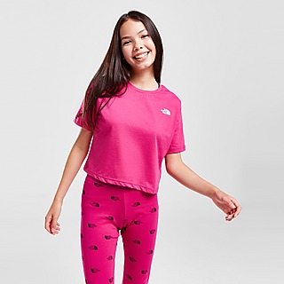 The North Face Girls' Small Dome Crop T-Shirt Junior