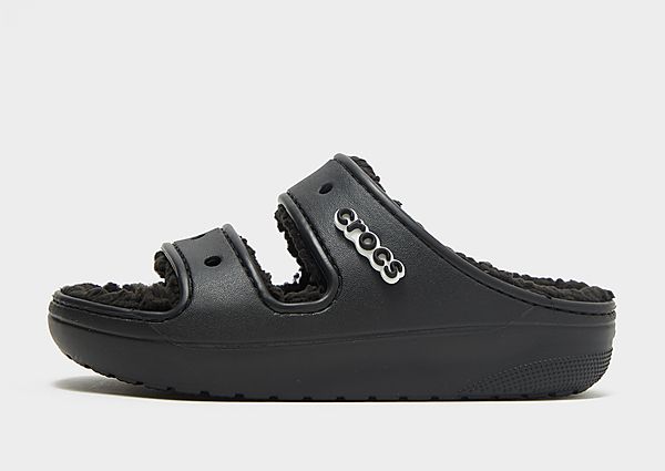 crocs classic cozzzy sandal damen - damen, black