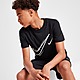 Black Nike Multi Swoosh T-Shirt Junior