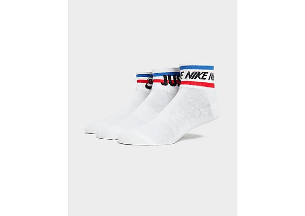 Nike 3-Pack Sportswear Ankle Socks - WHITE