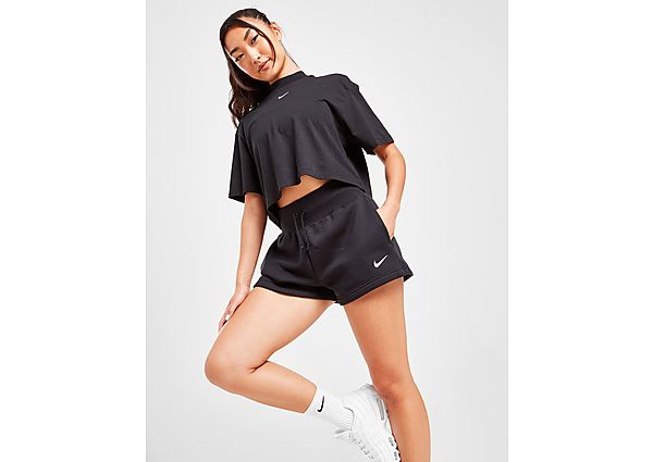Nike Sportswear Phoenix Fleece High-rise Shorts Sportshorts Dames black sail maat: XS beschikbare maaten:XS S M L XL