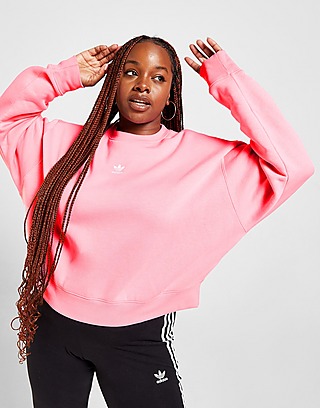 adidas Originals Essential Fleece Plus Size Crew Sweatshirt